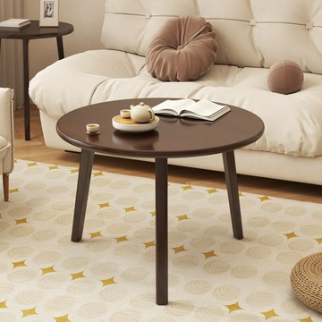 免運 開立發票 小圓桌茶幾客廳家用小戶型全實木沙發邊幾簡約現代陽臺圓形小茶桌