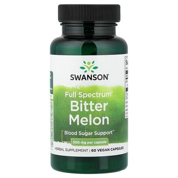 Swanson Vitamins, 多面®苦瓜，500 毫克，60 粒全素膠囊