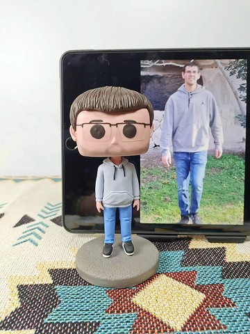 【客製化3D人像公仔】訂製手工Funko Pop男生朋友老公生日禮物