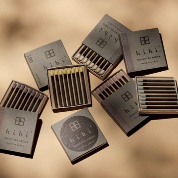 HIBI 薰香火柴｜小盒 2入組（檸檬草 x 天竺葵）