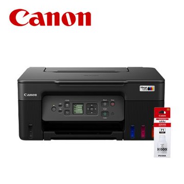 【Canon】PIXMA G3770 黑色 原廠連續供墨複合機+GI71原廠黑色墨水1瓶