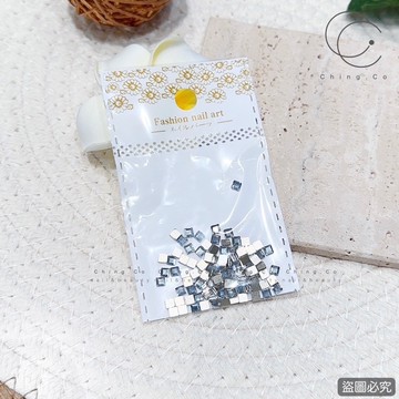 [Ching co store]飾品884 小方形平底鑽飾品 美甲材料 飾品 美甲材料 美甲裝飾品美甲