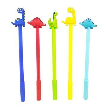 恐龍筆 廣告筆可愛文具筆 學生寫字婚禮簽到中性筆原子筆 公關贈品筆