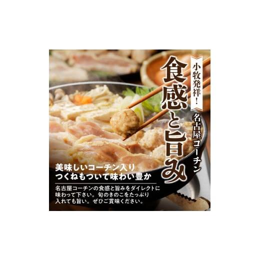 ふるさと納税 愛知県 小牧市 名古屋コーチン鍋ざんまいセット　ーひきずり（すき焼き）・寄せ鍋・水炊きにもー