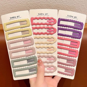 🍭臺灣出貨🍭兒童髮夾BB夾可愛碎髮劉海夾子女童後腦勺髮卡女孩髮飾不傷發頭飾 兒童髮飾 髮夾 頭飾 bb夾 可愛髮夾