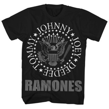 Ramones雷蒙斯樂隊Official Logo T Shirt搖滾朋克復古短袖T恤