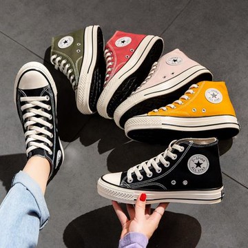 秋季黑色平底高幫帆布鞋女2025新款爆款秋冬休閑時尚透氣板鞋女款