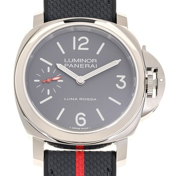 PANERAI 沛納海 Luminor Luna Rossa PAM01653手動上鏈橡膠表x啞光灰x44mm