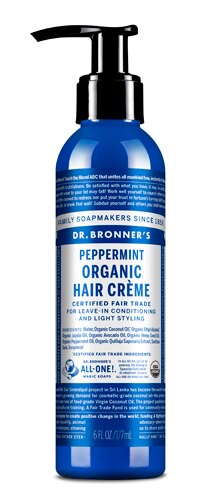 Dr. Bronner's Organic Hair Creme Peppermint 6 fl oz