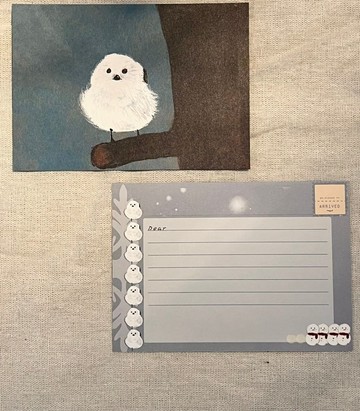 明信片 -安然自在的白鳥