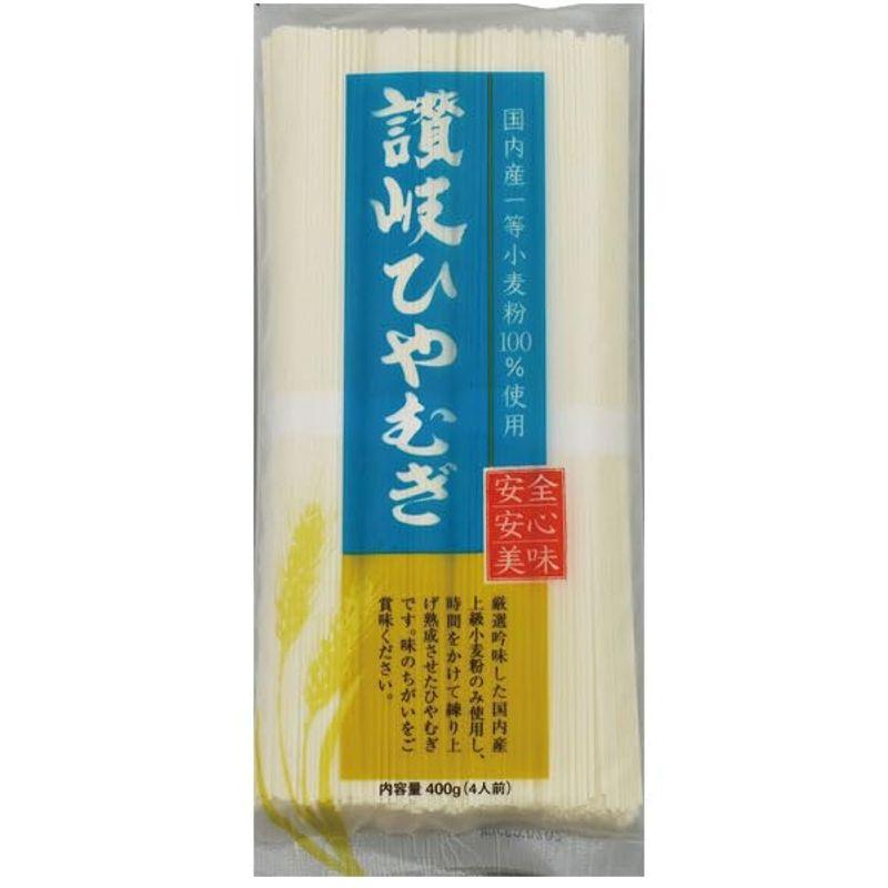 讃岐物産 国内産小麦讃岐ひやむぎ 400g×12袋入り お中元 お歳暮 ギフト 贈り物 贈答 ギフト 直送 正規代理店