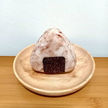 日式飯團造型-植物泡泡洗髮潔身沒梘手工皂-大馬士革玫瑰-甜橙油