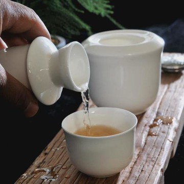 唐山骨瓷溫酒 器二兩小酒壺燙酒器酒杯酒盅酒壺酒具陶瓷熱酒小號