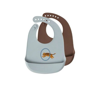 矽膠圍兜-跳跳虎