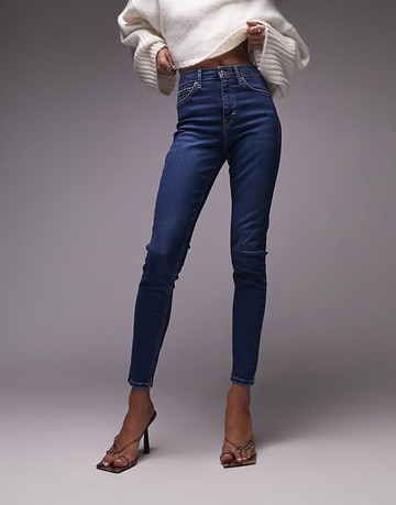 Topshop Jamie jeans in rich blue