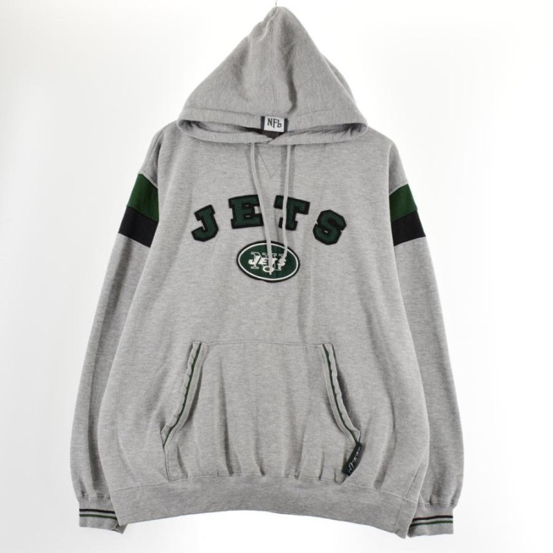 古着 NFL NEWYORK JETS ニューヨークジェッツ スウェットプルオーバー