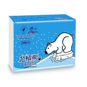 ✨10倍蝦幣📦新品 台灣製 北極熊環保擦手紙 200抽x20包/箱 宅配免運 本島免運 #丹丹批發網