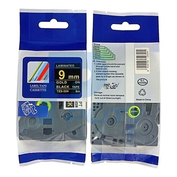 TZ2-324 9mm黑底金字