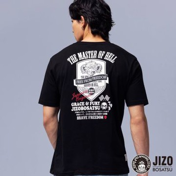 地藏小王 BLUE WAY – 賽車標章短TEE(黑)