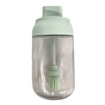 MIKA HOUSE 橘之屋 蓋刷一體調味罐 250ml  定量刮鹽板  可拆卸清洗  防潮矽膠圈  2個