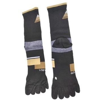 WOAWOA 極致速乾羊毛五趾襪 高筒  L(25-28cm)  沙漠色