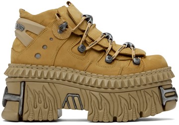 VETEMENTS 黄褐色 New Rock 联名 Platform 运动鞋