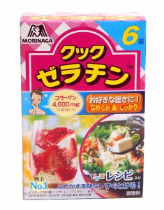 ★まとめ買い★　森永製菓　クックゼラチン　６袋入　３０Ｇ（５Ｇｘ６袋）　×96個