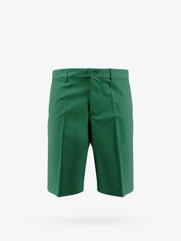 Technical fabric bermuda shorts with logo patch - J.LINDEBERG - gender_Man