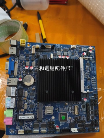 ITX J1900 TE6C2L 雙千兆網口 收銀機主板 實物圖 成色新 DC12V供電 帶LVDS【三和電腦配件店】