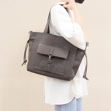 帆布多用托特包 大容量A4 7色 手提/肩背/斜背