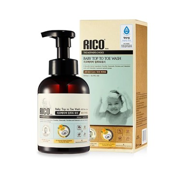 韓國 RICO baby 寶寶洗髮沐浴慕斯500ml