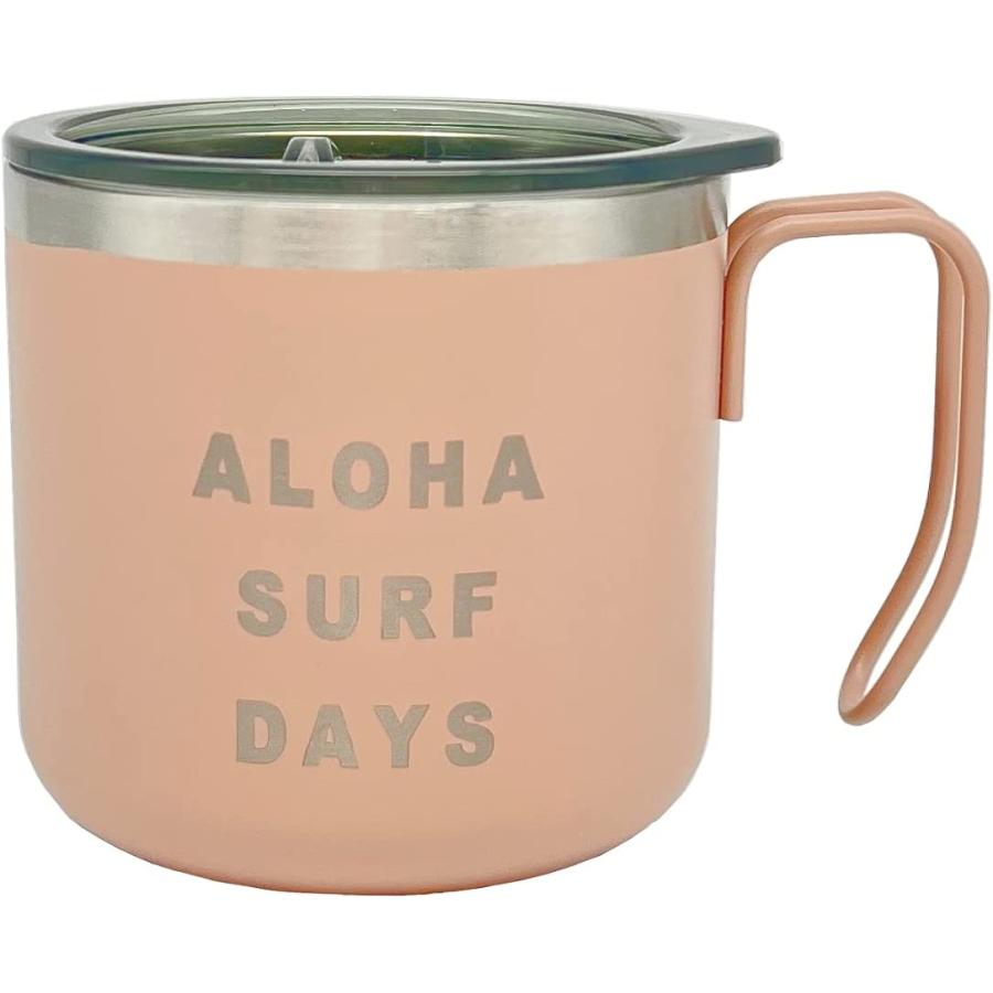 マグカップ 蓋付き HALEIWA HAPPY MARKET ステンレス ハワイアン 350ml