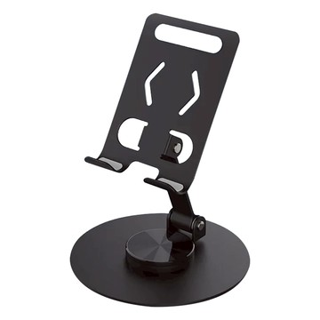 CITY BOSS 360度旋轉全金屬摺疊支架  AS091-B  黑色  1個