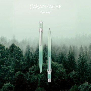 【卡達CARAN D'ACHE】迷霧森林 II 對筆 (849原子筆/844自動鉛筆)【墊腳石】
