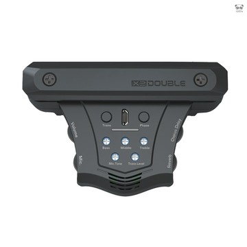 德博聲學(Double) 吉他精靈加振拾音器G0 混響/合唱/延遲效果 免開孔安裝 內置18650鋰電池  只適用於民謠