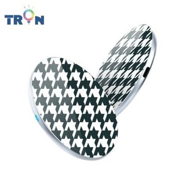 24H快速出貨 TRON 15W無線充電盤 千鳥紋 快速充電板 充電器