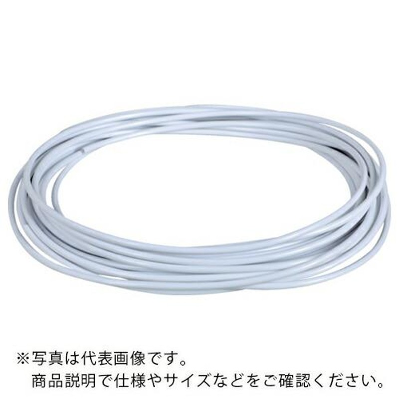 TRUSCO 汎用ビニールチューブ 内径3.8φ 白 長さ10m TB3.8W-10 トラスコ中山(株) LINEショッピング