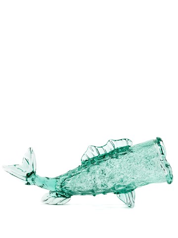 POLSPOTTEN - Fish glass jar - unisex - glass - One Size - Green