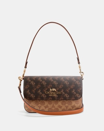 BRYNN 馬車圖案印花 單肩手袋