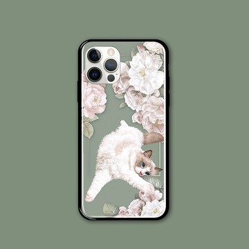 插畫家客製化手繪畫 寵物防摔手機殼 Pet-Painting 支援各品牌