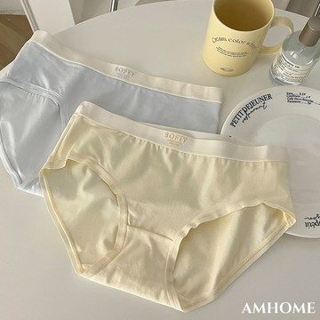 【Amhome】A類嬰兒棉內褲棉襠抗菌少女學生中腰無痕三角褲# 120942(現貨+預購)