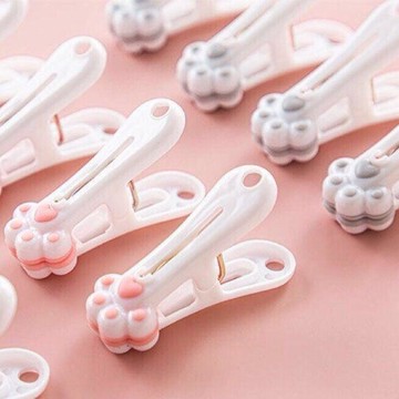 🔥臺灣出🔥無痕晾衣夾衣架固定器不傷衣物學生宿舍晾曬小夾子不鏽鋼襪子夾