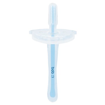 bab 培寶 幼兒矽膠安全乳牙刷  藍色  1入  1支