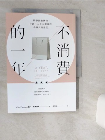 【書寶二手書T1／投資_VI9】不消費的一年：戰勝衝動購物，存款、人生大翻身的小資女重生記（暢銷新版）_凱特‧弗蘭德斯, 楊璧謙