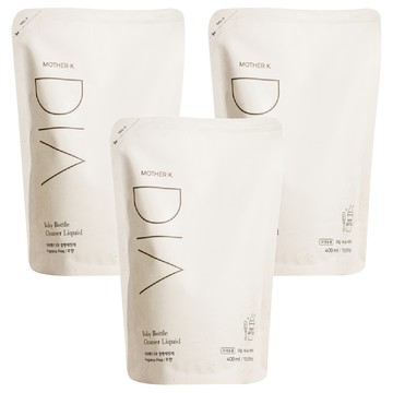 MOTHER-K DIA 純粹蔬果奶瓶清潔液補充包  400ml  3包