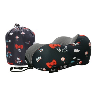 murmur 山丘頸枕（附收納袋）│hello kitty （熱氣球）