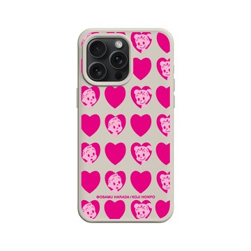 iPhone 15 Pro Max SolidX 貝殼灰 - OSAMU GOODS - 愛心系列-JILL & JACK