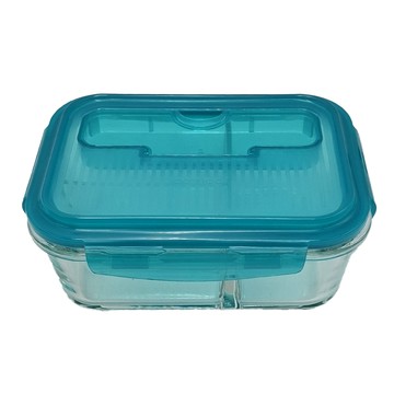 LocknLock 樂扣樂扣 GLASS 玻璃保鮮盒  1個  1L