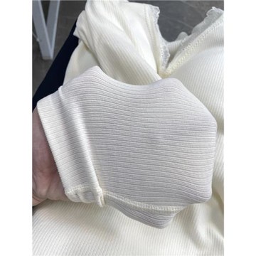 7A羊絨保暖內衣女加絨加厚秋衣秋褲套裝2025秋冬季新款帶胸墊上衣