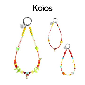 【Koios】手機掛繩│附墊片 蘋果系列串珠手鍊 手機短繩 手繩 短繩 手機墊片 手機掛繩短 手鍊 串珠 手鏈 腕帶